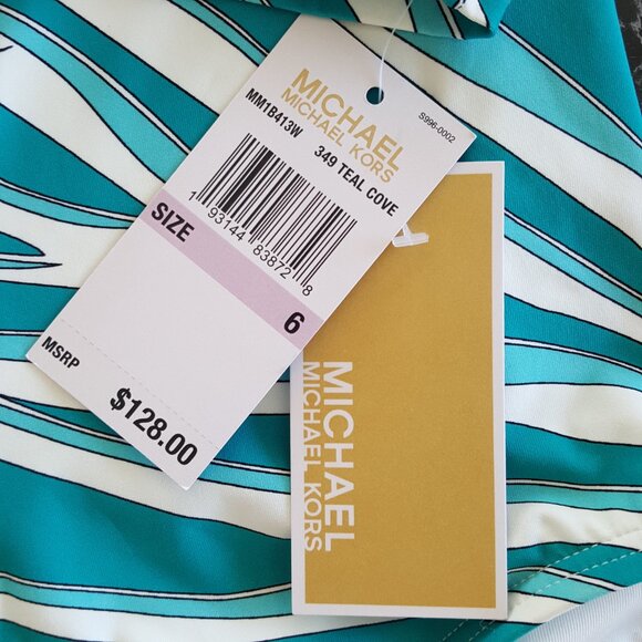 MICHAEL KORS ! 1pc swimsuit Long sleeve rush guard (6) - Picture 5 of 8